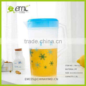 High Quality Plastic Cold Water and Juice Kettle With Print Body photo-4