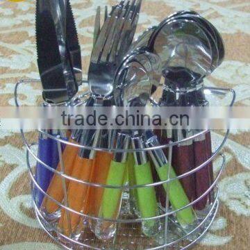 24PCS colour cutlery set