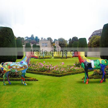 Landscaping Garden statues lifesize fiberglass horse