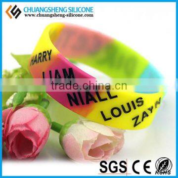 Embossed or Debossed Customer Logo Smart Silicone Bangles photo-6