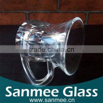 Wholesale Glass Tumblers Bottle for Milk,Drinking Glass With Handle photo-2