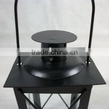 Antique Metal Lantern With Led Candle Outdoor Decorative Metal Latnern photo-4