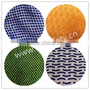 DDSAFETY 2017 13G White Seamless Nylon Knitted Blue PVC Dots Safety Working Gloves photo-2