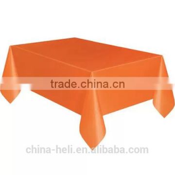 PEVA/EVA Plastic Table Cloth Golden Orange