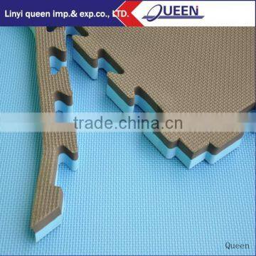 2.5cm Thick EVA Foam Taekwondo Tatami Puzzle Wrestling Mats Red Blue Reversible photo-2