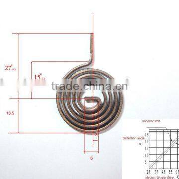 Dimension of the Bimetal Thermostat Coil