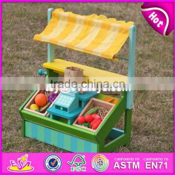 2017 New Design Funny Fruit Play Set Wooden Kids Supermarket W10A060 photo-3
