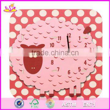 2017 New Design Toddlers Educational Toy Wooden Puzzle Clock W14K008