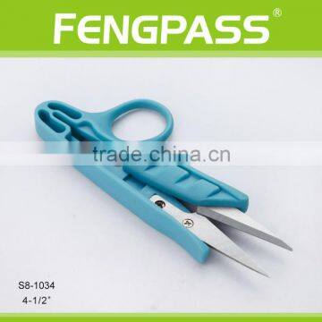 S8-1034 4-1/2" 2Cr13 Stainless Steel Blade With Plastic Handle Thead Scissors photo-2