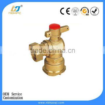 Brass Ball Valve With Lock Water Meter
