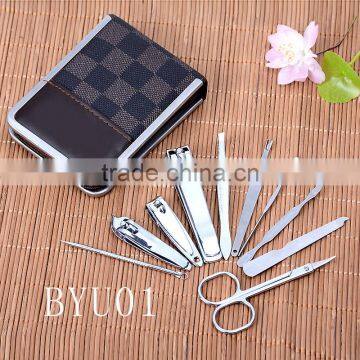 BYU01 Unique 10pcs Stainless Steel Lady Manicure Sets photo-2