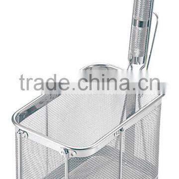 Stainless Round Bottom Udon Noodle Strainer With Wooden Handle Japanese Tebo photo-5