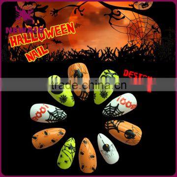 NEWAIR Pre-design Holloween Artificial Nails With Glue photo-3