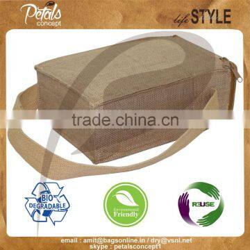 Jute Wine Cooler Bag for Liquor photo-6