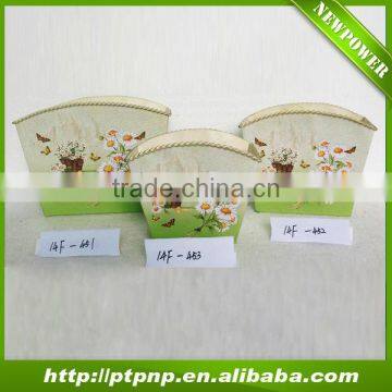 Different Shapes Decal Metal Flower Pots photo-4