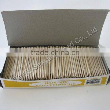 birch wood 65*2mm wooden bulk toothpicks