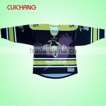 Sublimation ice hockey jerseys&sublimation inline hockey jersey&hockey jersey china cc-035