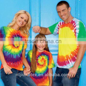 Men's Tie Dye t shirt , family matching clothes, parent-child clothing ,family suits