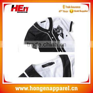 100%polyester Comfortable Baseball Shirts With Buttons photo-6