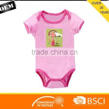 New design Baby Romper With Custom Logo Pattern Printing with high quality