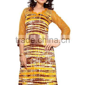 Jute Silk Monalisa Glamour Styles Kurtis photo-4
