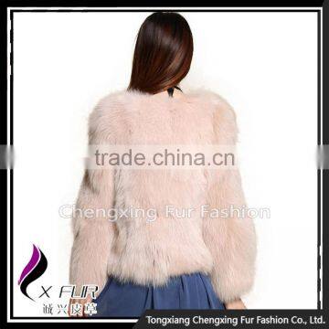 CX-G-A-225A Wholesale Winter Warm Genuine Fox Fur Jacket photo-2