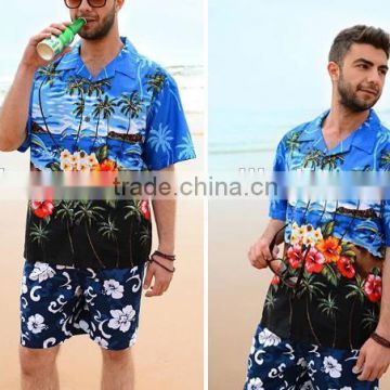 MENS PRINTED HAWAIIAN SHIRT NP08