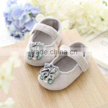 newborn baby clothing pink gery toddler shoes flowers fashion baby girl shoes