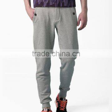 Mens sportwear classic plain cuffed joggers