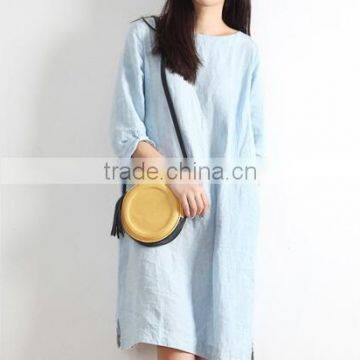 Zm35602a Fashion Girls Round Zipper Tassel Bag Small Crossbody Bags photo-3