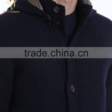 Men Winter Knitted Hooded Wool Coat,mens Jackets and Coats photo-6
