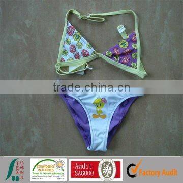 New Pattern Hot Sale Little Girls Bikini Swimwear Suit photo-2