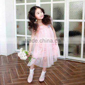 S33531W Teen Girl Ball Gown Sleeveless Summer Flower Girls Lace Wedding Dresses photo-2