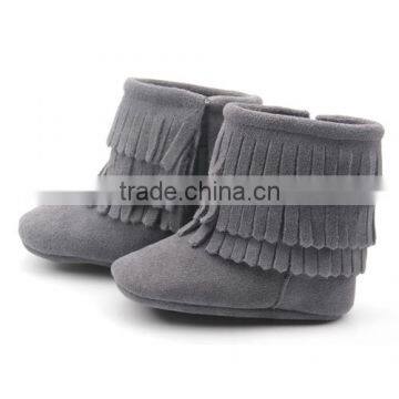 Wholesale Kids Boots Warm Baby Bow Moccasins photo-3