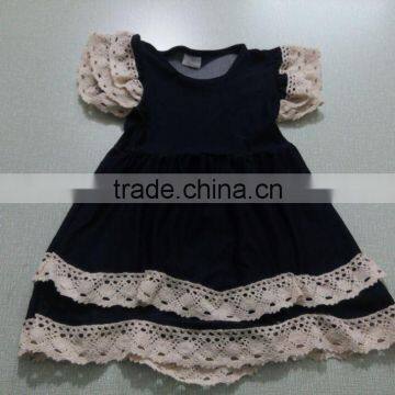 Whloesale Easter Baby Dress Girls Clothing With Bunny Printed for Children Kids Dress Clothing photo-3