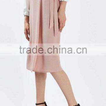 Fashion Women Wrap Tie Midi Skirt photo-4