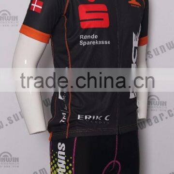 100% Polyester Wicking Functional Sublimation Small Dots Cycling Jersey photo-2