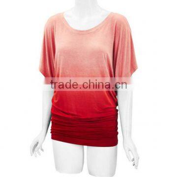 Autumn Europe and the United States Foreign Trade Easy Leakage Shoulder Lady T-shirt With Short Sleeves photo-3