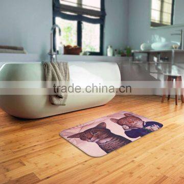 New Hot Creative Kawaii Welcome Floor Mats Animal Cat Print Bathroom Kitchen Carpets House Doormats For Living Room Anti Slip photo-5