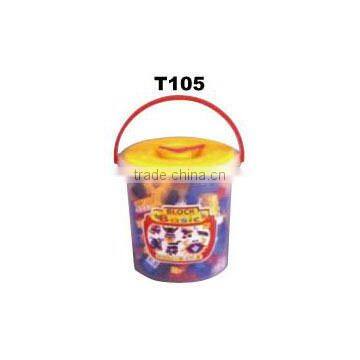 200pcs PS building block with bucket set