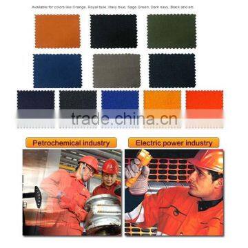 Aramid fabric for heat resistant fire retardant military suit