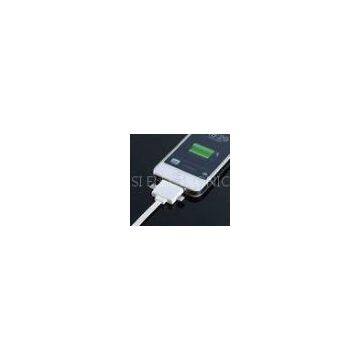 White Three In One Universal Micro USB Charger Cable For IPhone4 , FCC