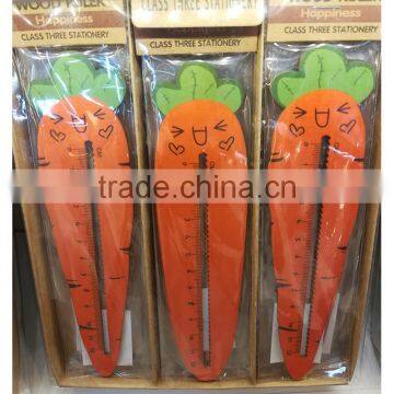 Novel Promotional Cute Creative Customs Football Shape Wooden Ruler photo-5