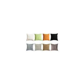 18x18 Office Decorative Velvet Sofa Pillows Custom White With 100% Polyester