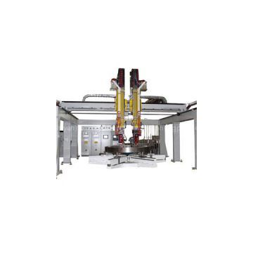 Gantry Type Slewing Bearing Single Gear Roller Quenching Machine