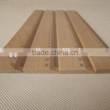 Hot Selling Top Quality Straight School Wooden Ruler for Promotion 30cm photo-6