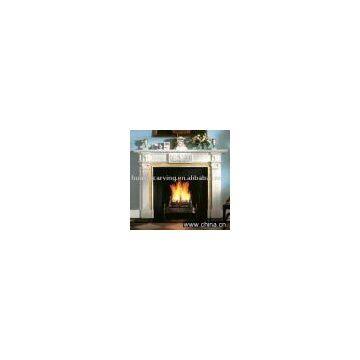 marble fireplace