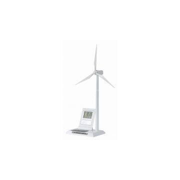 Multifunction Solar Wind Turbine Model with Digital Calendar