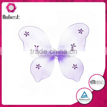 Romantic purple fairy wing with button Wholesale cheap butterfly wing Vivid party accessory