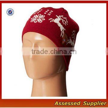 XJ01080/Christmas elk knit hat /fashion trend christmas elk knit hat in winter